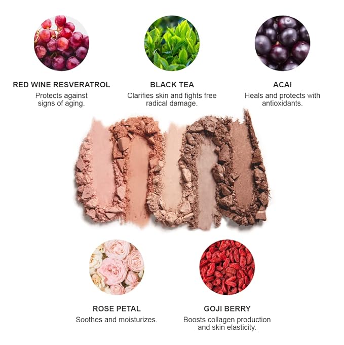 100% PURE Pretty Naked Makeup Palette All in One Compact 3 Eyeshadow, Blush, Face Highlighter, Fruit Pigmented Natural Nude, Neutral Looks for All Skin Types - Vegan (Soft, Neutral Tones)-FemmiqueWomen