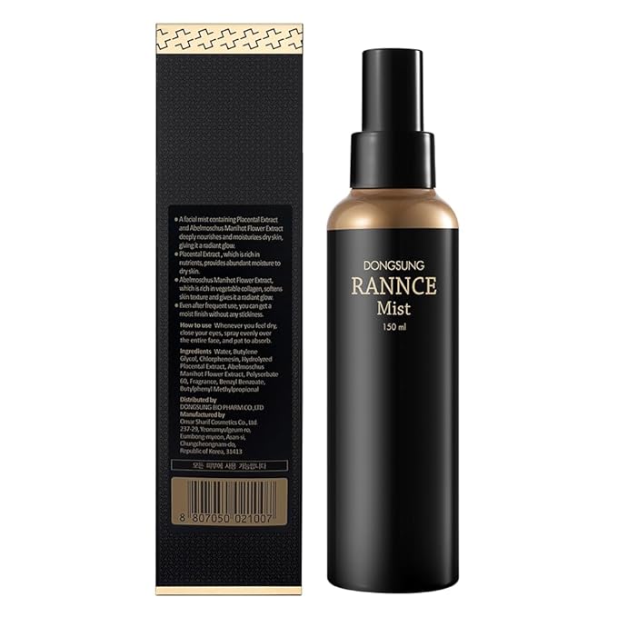 RANNCE Facial Mist, Face Mist with Okra Fruit Extract and Abelmoschus Manihot Flower Extract, Hydrates and Nourishes Skin, Day Care (Rannce, 5.07 fl oz)-FemmiqueWomen