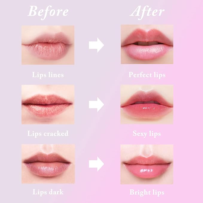 3PCS Bee Lip Balm Honey Lip Balm,Exfoliating Honey Pot Lip Balm Sleeping Lip Mask with Brush, Hydrating & Prevention Dry and Cracked, Lip Scrubs Exfoliator & Moisturizer-FemmiqueWomen