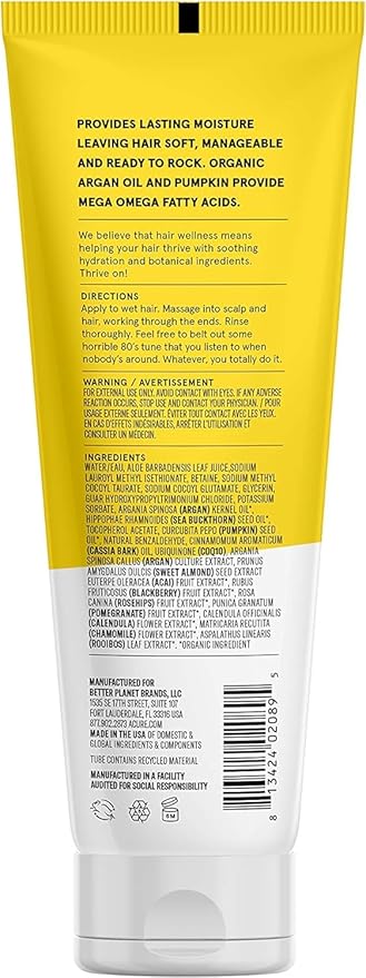 Acure Ultra Hydrating Shampoo – Deep Moisture & Nourishing Formula for Dry, Dehydrated Hair, Restores Hydration, Vegan, Sulfate & Paraben-Free, 8 Fl Oz-FemmiqueWomen