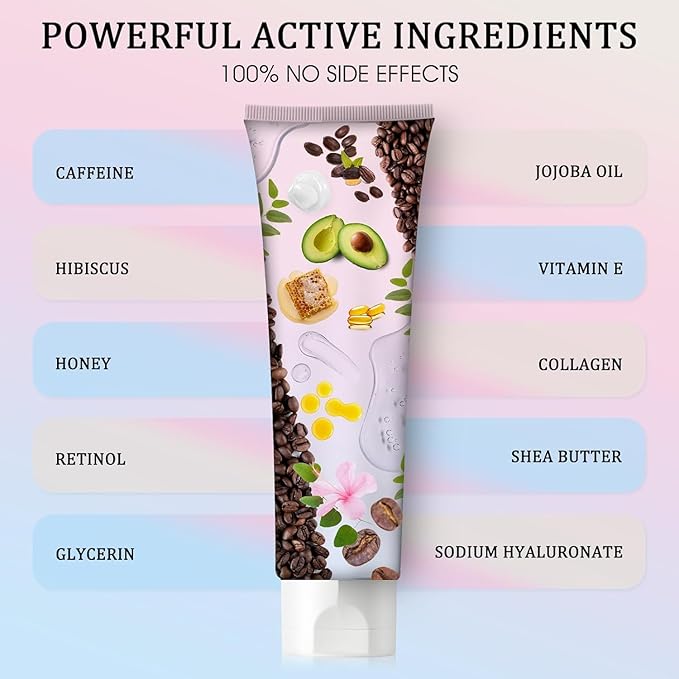 B Flat Belly Firming Cream - Moisturizing, Lifting, Firming for Stomach, Thighs and Butt, Body Lotion gift for Women and Men, 125 ML +5 ML-FemmiqueWomen