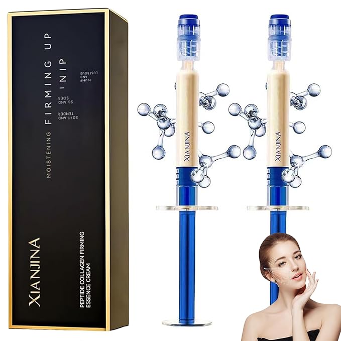 Xianjina Polypeptide Collagen Elastic Essence Cream - Micro-Molecular Anti-Wrinkle Firming Lotion, Tightening & Lifting Sagging Skin for Face, Moisturizing Anti-Aging Treatment (2 Pack)-FemmiqueWomen