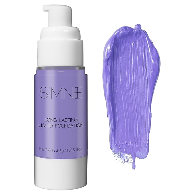 IS'MINE Purple Liquid Foundation Makeup, Matte Flawless Finish Foundation, Vegan & Cruelty-Free (1.05 Fl Oz, 048)-FemmiqueWomen