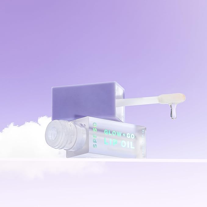 SPF50 Glow & Go Lip Oil: Lip Oil with SPF, Moisturizes and Protects Lips, 4.5ml in Coconut-FemmiqueWomen