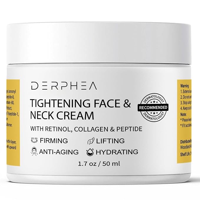 Neck Tightening Cream, Neck Firming Cream For Tightening and Firming, Fine lines, Loose & Sagging On Face, Decollete & Other Skin Areas - 1.7 OZ-FemmiqueWomen