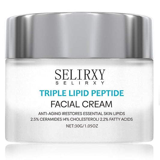 Nodfens Triple Lipid Peptide Cream for Anti-Aging - Restores & Repairs Mature Skin for Radiant, Smooth Complexion - Advanced Strength Recovery Face Moisturizer Cream-FemmiqueWomen