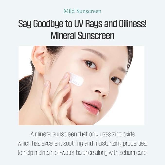 ETUDE Sunprise Sunscreen Mild Sun Milk SPF 50+ / PA++++ (55ml) | Sebum-free, Non-Sticky, Long Lasting Protection, 100% Mineral Korean Sunscreen for sensitive skin-FemmiqueWomen