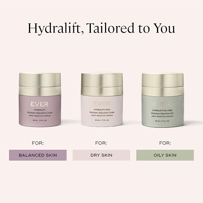 EVER Hydralift Moisturizer (Normal Skin) - Increases skin's ability to retain moisture by 70% - Clinically proven to reduce the top 10 signs of aging - Made in the USA - 1.7oz/50ml-FemmiqueWomen