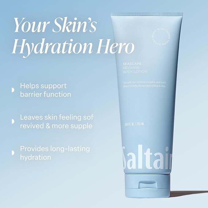 Saltair Body Lotion - 2 Pack Moisturizing Lotion For Dry Skin. Seascape Scented Hydrating Body Cream with Nourishing Moisturizer Formula. Skin Care for Women and Men. 2x 10oz Tubes-FemmiqueWomen