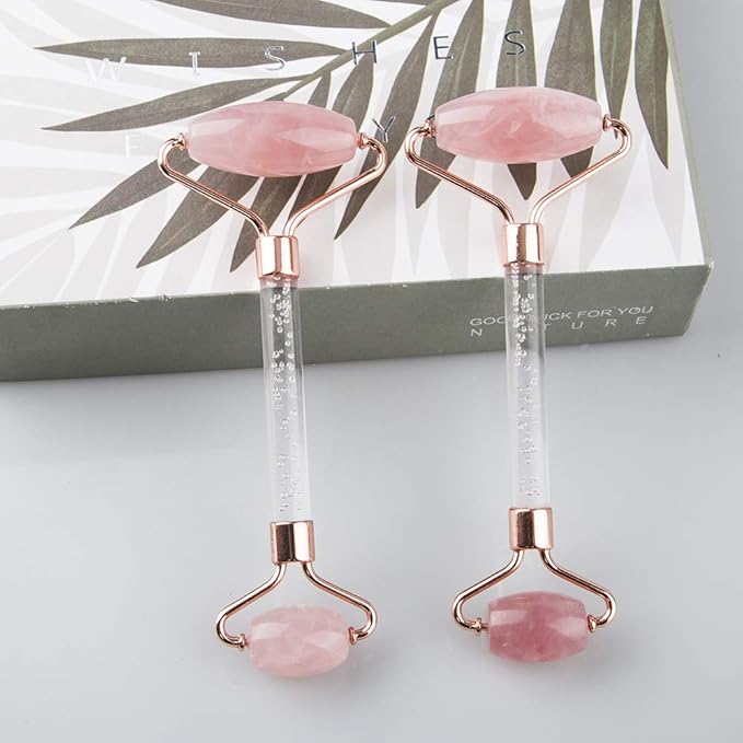 Jade Roller and Gua Sha Set - Facial Body Eyes Neck Massager Tool for Beautiful Skin Detox - Reduce Wrinkles Aging -（Southern Jade）-FemmiqueWomen