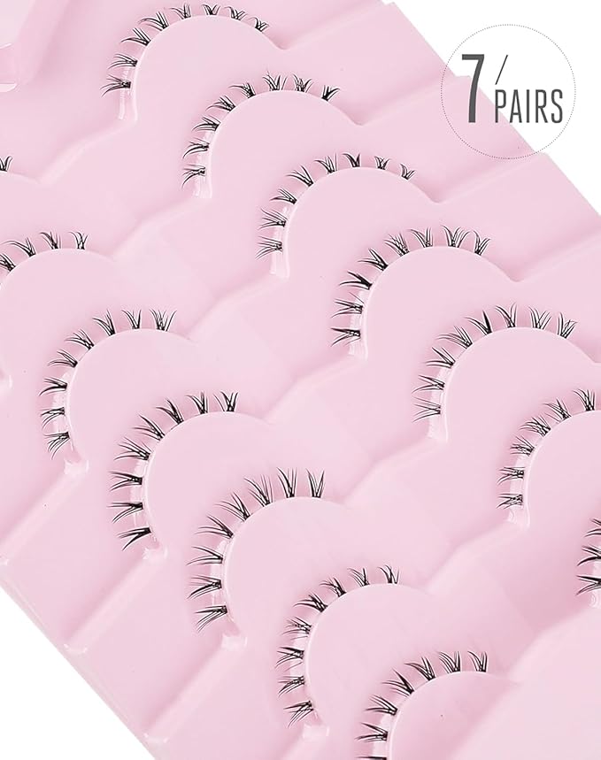 Bottom Lashes Bottom Eyelashes False Lower Lashes Fake Bottom Eyelashes 7 Pairs Bottom-3-FemmiqueWomen