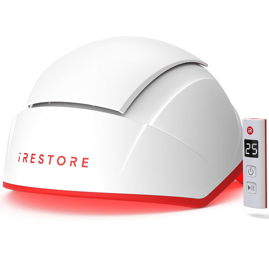 iRestore Professional Laser Red Light Therapy for Hair Growth System - FDA Cleared Hair Loss, Hair Thinning & Alopecia Treatment for Men & Women - 282 Lasers & LEDs-FemmiqueWomen