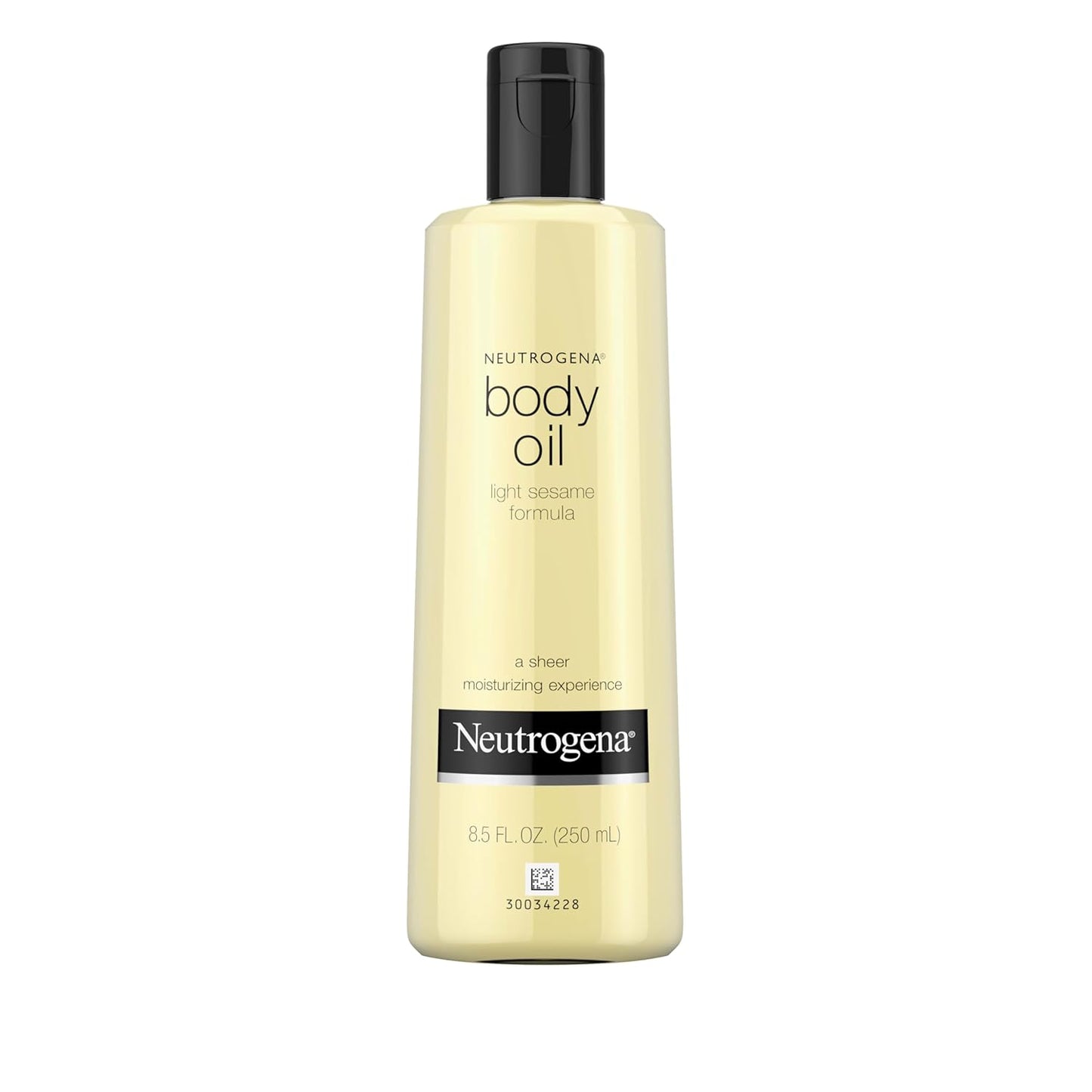 Neutrogena Body Oil Light Sesame Formula, 8.5 fl oz, Radiant Glow Moisturizer for Dry Skin, Bath & Shower Oil For Smooth and Hydrated Skin-FemmiqueWomen