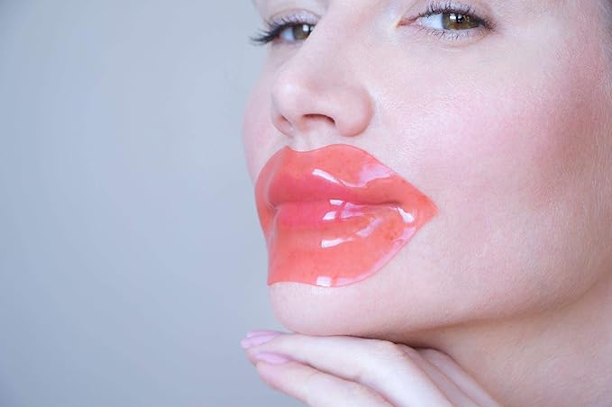 16 Pairs Gold Under Eye Patches with 2 pieces of Lip Mask | Under Eye Mask Dark Circles and Puffiness | Wrinkles Patches with Hydrogel | Collagen Eye Pad-FemmiqueWomen