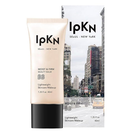 IPKN Moist & Firm BB Cream - Ultra-Hydrating Daily BB Cream with or without SPF40 - Lightweight, Non-Greasy Face Base with Antioxidants for Smooth, Radiant Skin-FemmiqueWomen