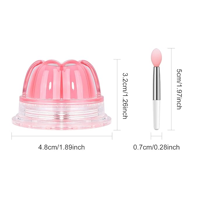 2Pc Jelly Lip Mask Overnight,Fruity Strawberry Lip Sleeping Mask Day Night Repair Kawaii Lip Balm Hydrate Plump Dry Lip Scrubs Exfoliator,Lip Care Lip Moisturizer with Collagen-Strawberry-FemmiqueWomen