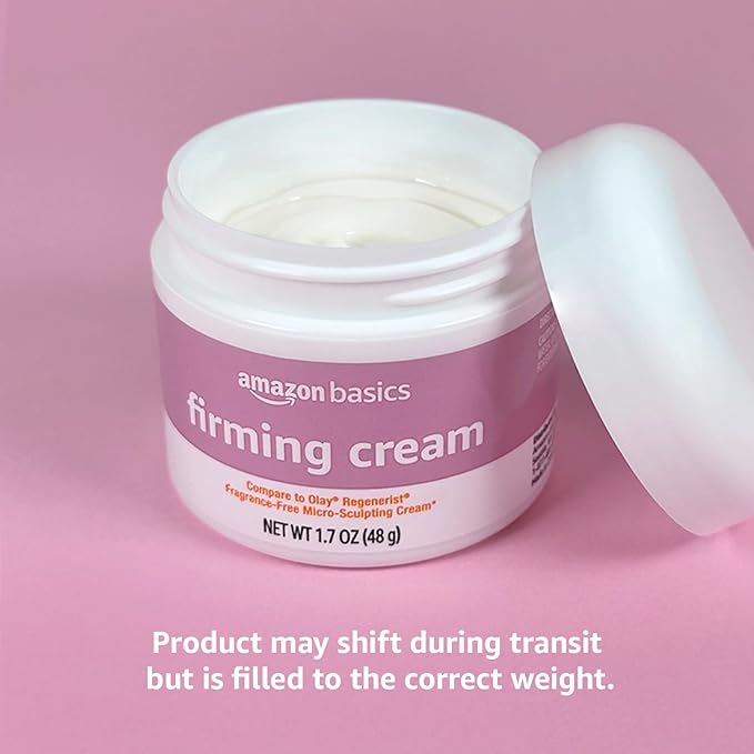 Amazon Basics Firming Cream, Fragrance Free, 1.7 Ounces, 1-Pack-FemmiqueWomen