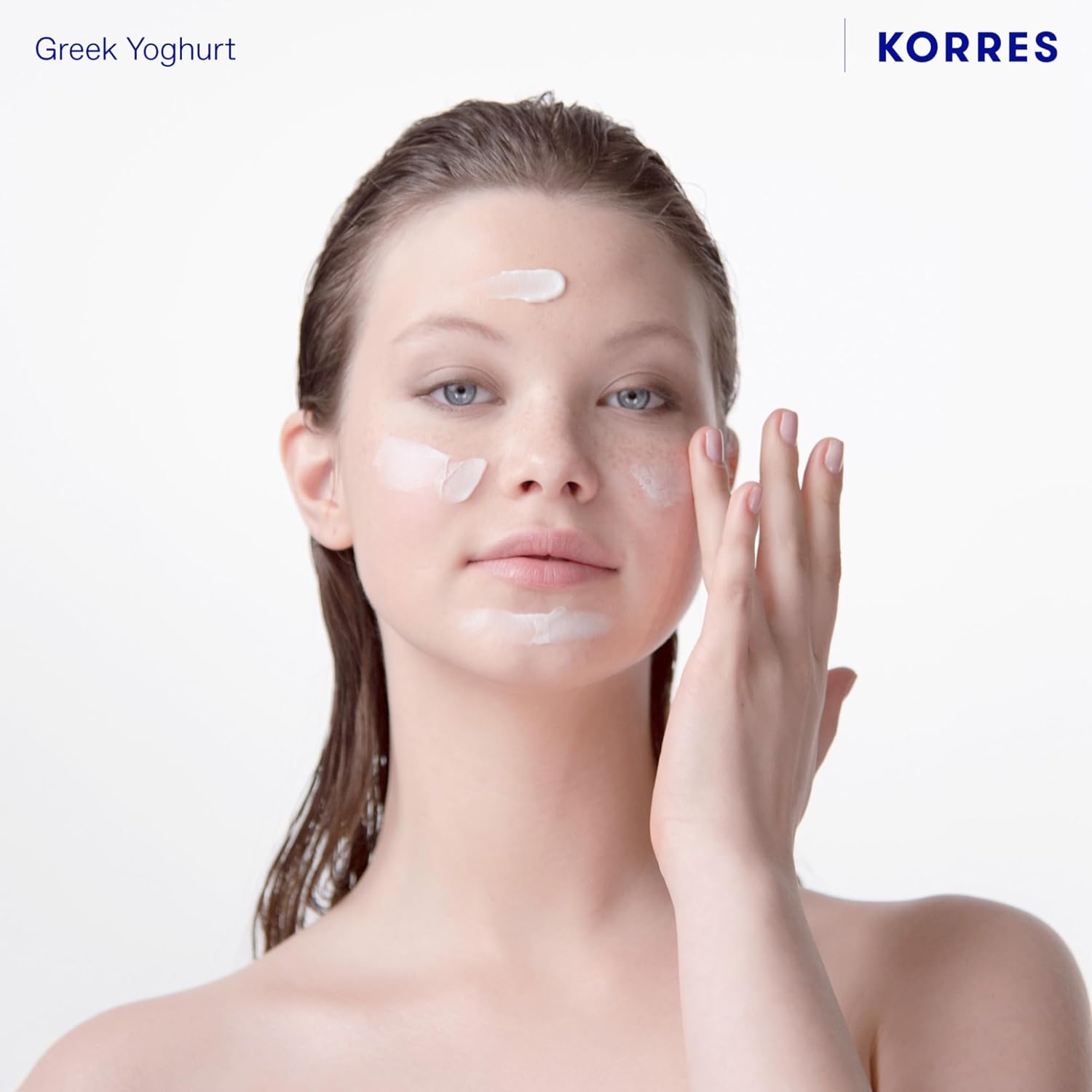 KORRES Greek Yoghurt Nourishing Probiotic Gel-Cream, Lightweight Face Moisturizer with Pre and Probiotics, Time-Released Hydration for 48 Hours, Microbiome Technology for Balanced Skin, 1.4 Fl Oz-FemmiqueWomen