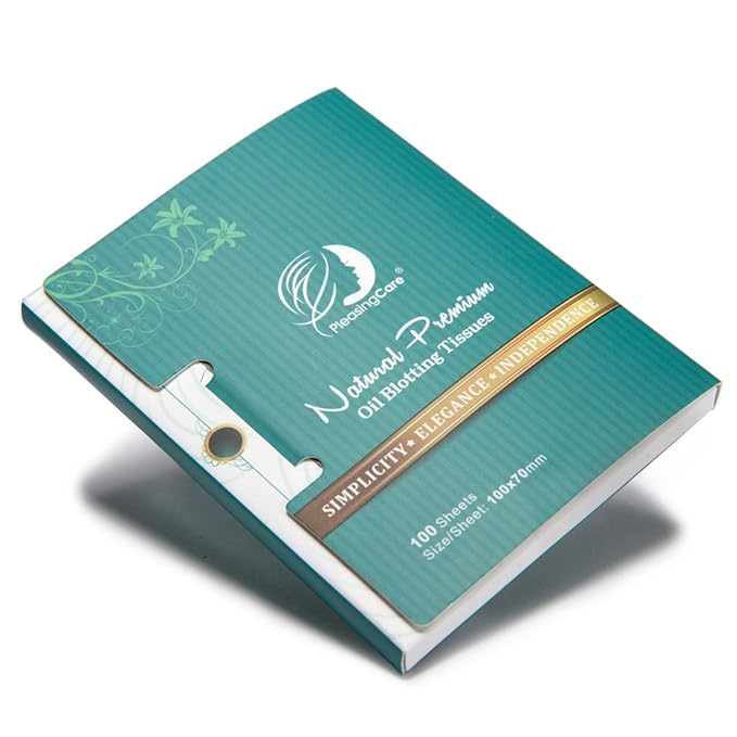 Premium Facial Oil Blotting Paper, 200 Counts - Natural Bamboo Charcoal Face Blotting Sheets, Easy Take Out Design - Top Handy Oil Absorbing Tissues - Oily Skin Care or Make Up Must Have!-FemmiqueWomen