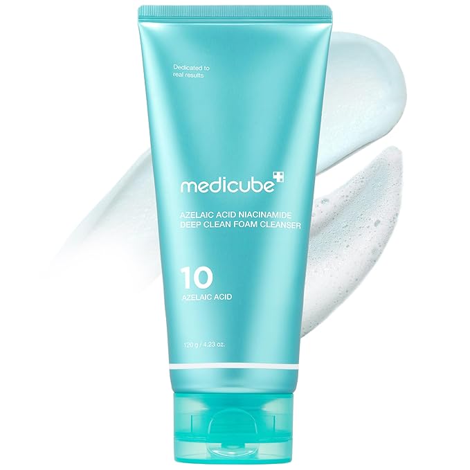 medicube Azelaic Acid Gummy Whip Cleanser | Cleansing Foam For Troubled Skin | Use After Spot Care & Excess Sebum Control | Niacinamide, Glycerin | Soothing, Pore Cleansing Face Wash | Korean Skincare-FemmiqueWomen