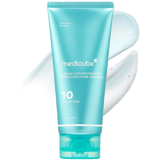 medicube Azelaic Acid Gummy Whip Cleanser | Cleansing Foam For Troubled Skin | Use After Spot Care & Excess Sebum Control | Niacinamide, Glycerin | Soothing, Pore Cleansing Face Wash | Korean Skincare-FemmiqueWomen