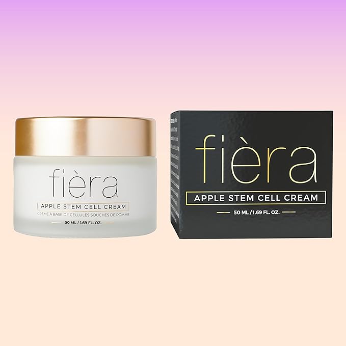 FIÈRA 24-Hour Rejuvenating Face Cream with Apple Stem Cells - Anti-Aging Moisturizer for Mature Skin, Day & Night Hydration, Improves Skin Tone, Texture, and Elasticity - 1.69 FL. OZ. / 50 ML-FemmiqueWomen