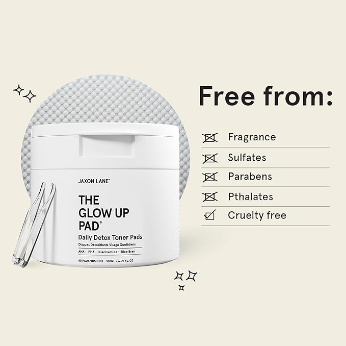 Rice Toner Pads Korean Skin Care Daily Exfoliating Pads for Face: THE GLOW UP Centella AHA PHA Niacinamide Brightening Toner for Mens Skincare, Facial Cleansing, Acne Pores, Dark Spots & Skin Radiance-FemmiqueWomen