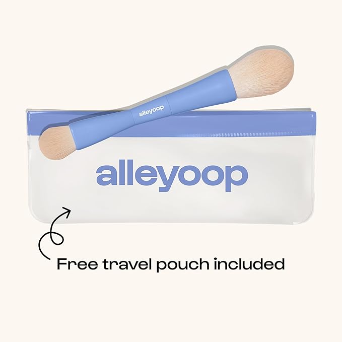 Alleyoop Overachiever 4-in-1 Travel Makeup Brush Set – Powder, Blending, Precision & Complexion Brushes – Mini Makeup Brush for Women, Vegan, Multi-Use & Travel-Friendly Makeup Tool-FemmiqueWomen