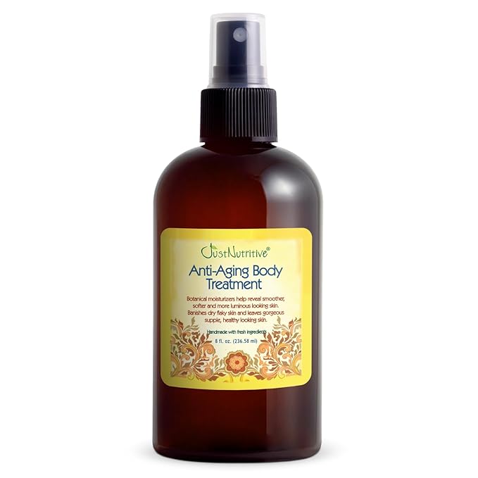Just Nutritive Anti-Aging Body Treatment | Anti-Aging Moisturizer | Anti-Aging Skin Care | Body Oils | Body Moisturizer Skin Products For Anti-Aging 8 Fl Oz-FemmiqueWomen