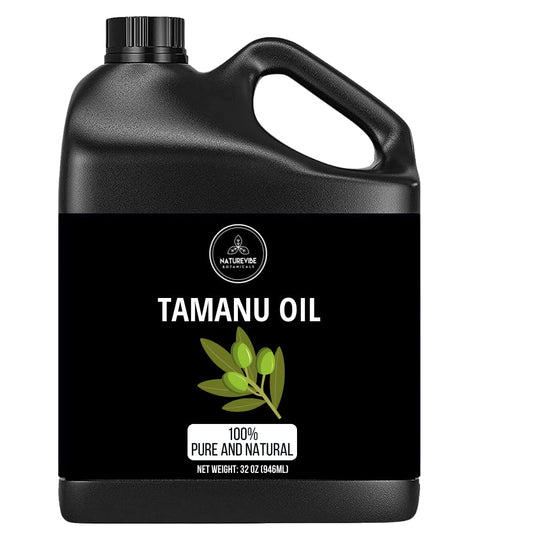 Naturevibe Botanicals Tamanu Oil 32 Ounces | 100% Pure and Natural | Great for Skin Care and Hair Care-FemmiqueWomen
