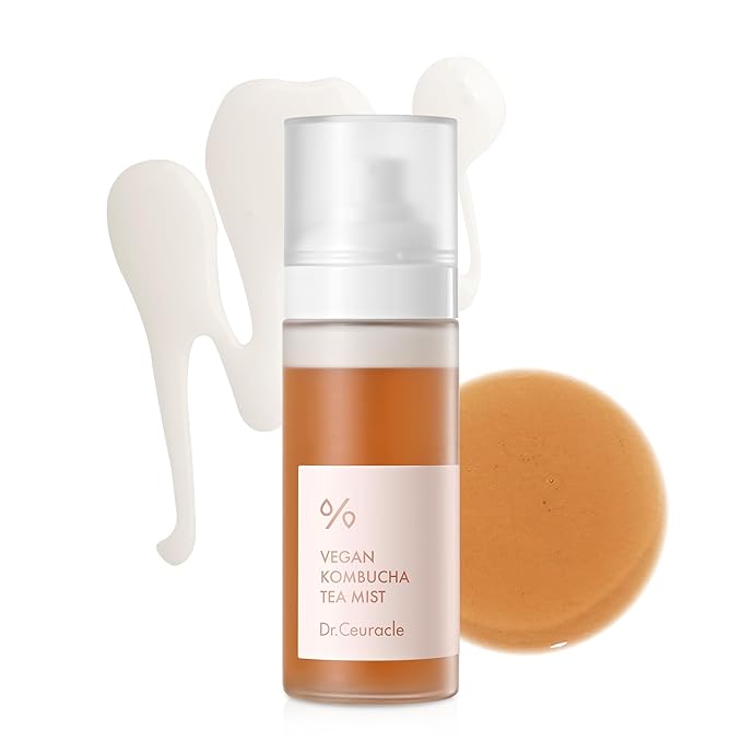 Dr.Ceuracle Vegan Kombucha Tea Mist - Hydrating Face Mist, Portable Milky Spray Serum, Korean Skincare (80 ml / 2.70 fl. oz.)-FemmiqueWomen