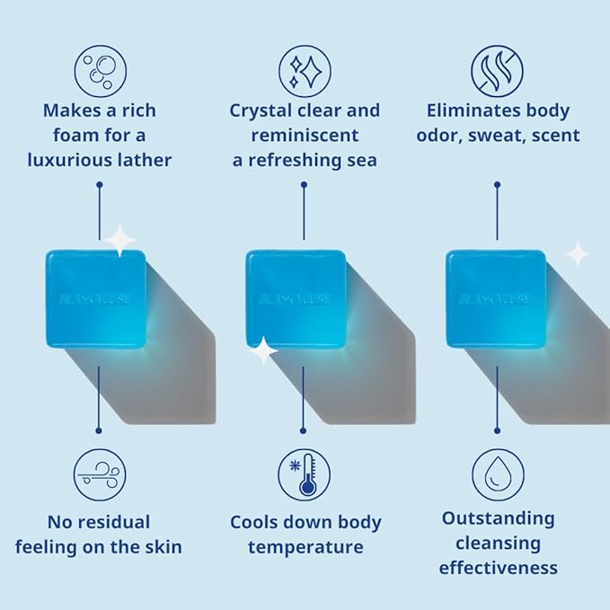 Luxury Shower Bar (Pack of 4) Perfumed Body Soap with Long-Lasting Fragrance Softens & Hydrates Skin Long Lasting Scent Rich Foam Bundle Value Set Body Wash Shampoo Deodorant-FemmiqueWomen