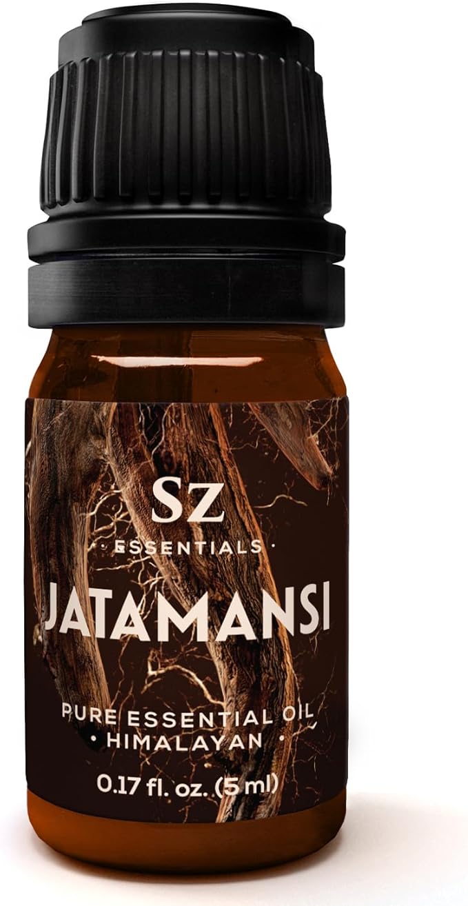 Jatamansi Essential Oil aka Spikenard - 100% Pure & Undiluted - Extracted from Nardostachys Jatamansi - Strong & Powerful Scent with Earthy Overtones - Therapeutic Grade - 0.17oz-FemmiqueWomen