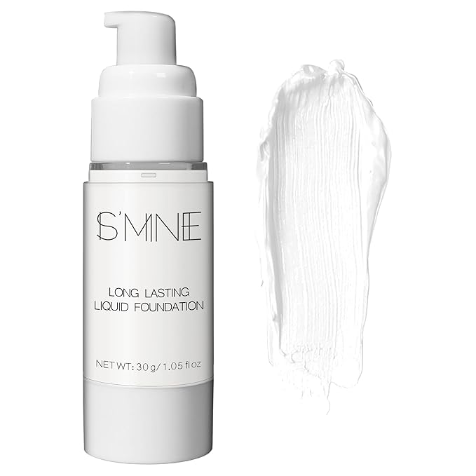 IS'MINE White Liquid Foundation Makeup, Matte Flawless Finish Foundation, Vegan & Cruelty-Free (1.05 Fl Oz, 041)-FemmiqueWomen