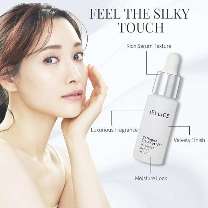 Intensive Dermal Collagen Tripeptides Serum for Face - Collagen Serum for Women with All Skin Types - Enhanced Hydration & Nourishment - Japanese Cosmetics - 1.01 fl oz-FemmiqueWomen