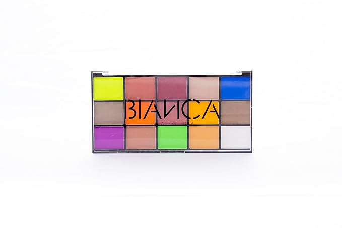 15 Colors Eyeshadow Palette | Versatile Range for Unlimited Eye Looks. (Neon)-FemmiqueWomen