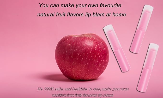 0.14oz Empty Flavored Lip Balm Container Tubes Plastic Homemade Moisturizing Lip Stick with Caps Bulk Fit for Women Adult DIY Making Supplies, 25 Count (Rose Pink)-FemmiqueWomen