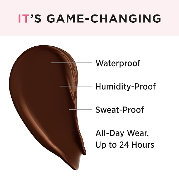 IT Cosmetics Makeup Set - Includes Supersize Bye Bye Under Eye Concealer (45.5 Deep) + Heavenly Luxe Complexion Perfection Concealer Brush (1 fl oz) - with Collagen, Hyaluronic Acid & Antioxidants-FemmiqueWomen