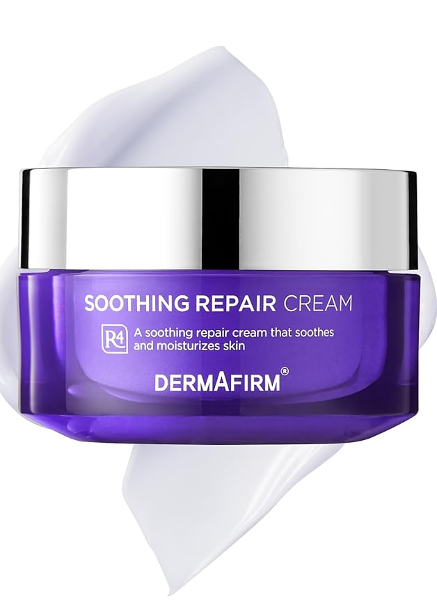 Dermafirm Soothing Repair Hydrating Face Cream R4 | Daily Face Moisturizer Facial Lotion with Eucalyptus, Peptide and Collagen | Gentle for All Skin Types No Animal Trials No Paraben 1.69 fl oz-FemmiqueWomen