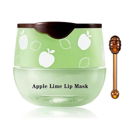 1PCS Bee Lip Balm Honey Pot, Moisturizing Lip Balm Overnight Lip Sleeping Mask Lip Scrubs Exfoliator, Hydrating Prevention Dry and Crack Lips, Lip Repair Nourishes the Lip Skin-FemmiqueWomen