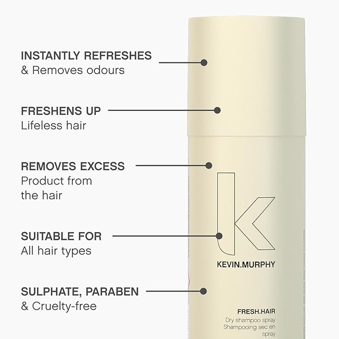 KEVIN.MURPHY FRESH.HAIR - Dry Shampoo Spray - For All Hair Types - Sulphate-Free Dry Shampoo - 100 mL / 3.4 oz-FemmiqueWomen