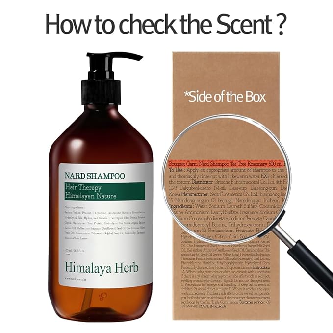 NARD Hair Shampoo Tea tree Rosemary 16.9 Fl Oz - Strong Vitality from Himalayas - Natural Surfactants giving Soft Cleansing - Argan Olive Jojoba Macadamia Sunflower Oil - Rich in Protein Amino Acids-FemmiqueWomen