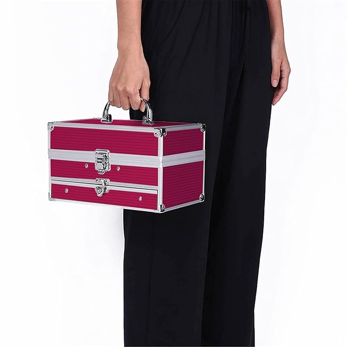 132 Color All In One Makeup Kit,Professional Makeup Case,Makeup Set for Teen Girls,Makeup Palette,Multicolor Eyeshadow Kit (006N1-Pink)-FemmiqueWomen