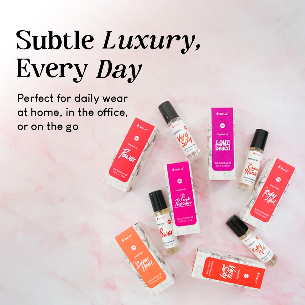 Well's Oil Roll-On Perfume Oil (Victori Secret) | Long-Lasting | Paraben-Free | 0.33 Fl Oz / 10 ml-FemmiqueWomen