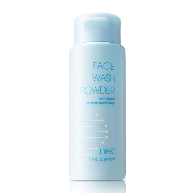 DHC Face Wash Powder, Luxurious Foaming Lather, Lightweight Powder Formula, Gently Exfoliates, Hydrating, Fragrance and Colorant Free, Ideal for All Skin Types, 1.7 oz. Net wt.-FemmiqueWomen