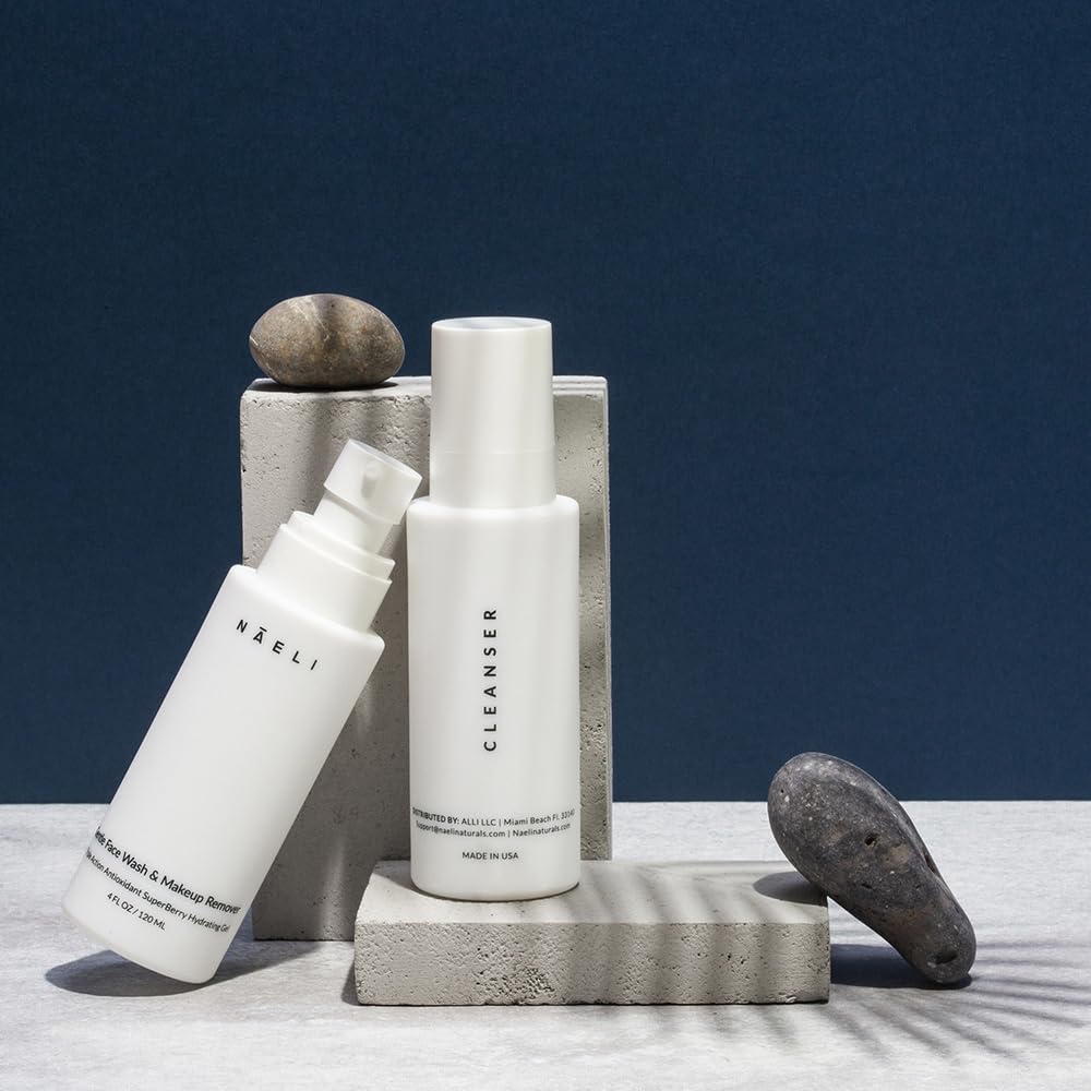 Gentle Face Cleanser - All Natural Anti Aging Vitamin C Face Wash for Sensitive & Dry Skin with Hyaluronic Acid & Antioxidants - Vegan & Cruelty Free, 4 oz-FemmiqueWomen