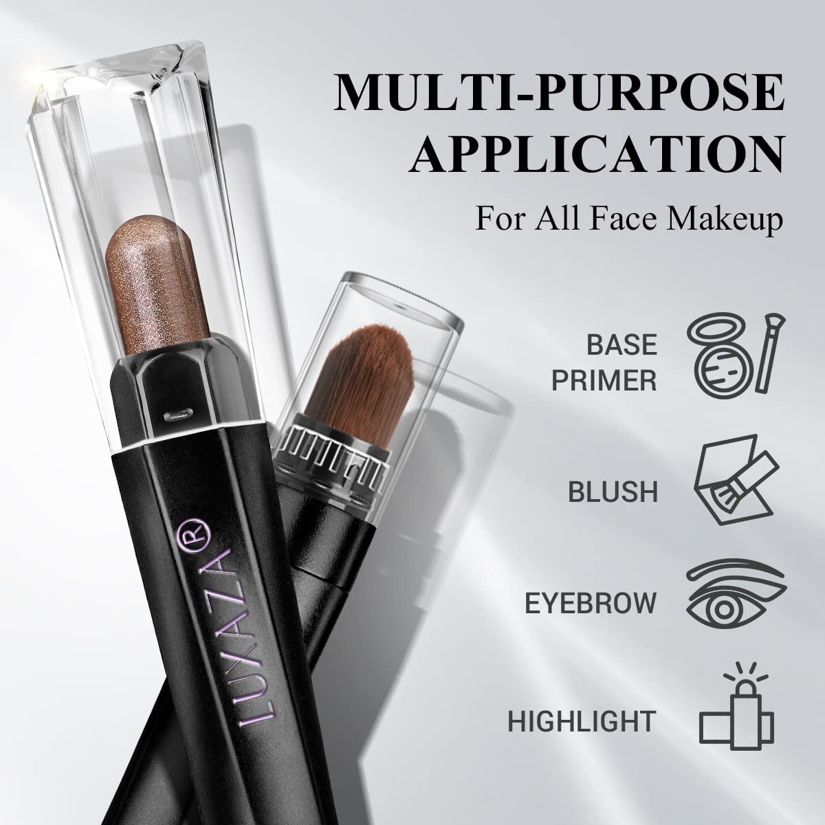 10PCS Eyeshadow Stick, Shimmer And Matte Brown Metallic Cream Eyeshadow Pencil Crayon with Smudge-proof & Waterproof, Eye Brightener Stick, Ideal Gift for Women - Cocoa Crush-FemmiqueWomen