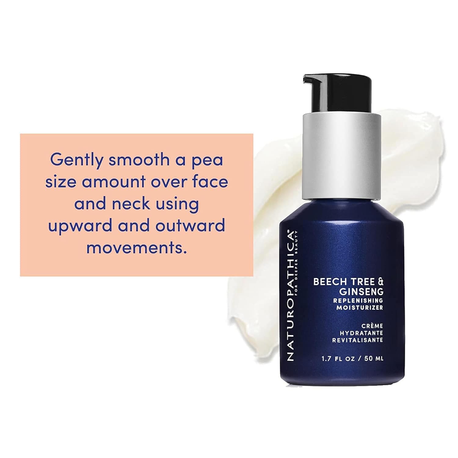 Naturopathica Beech Tree & Ginseng Replenishing Moisturizer, Hydrating and Firming Face Moisturizer, Antioxidant Rich Daily Face Lotion for Men and Women, 1.69 fl oz-FemmiqueWomen