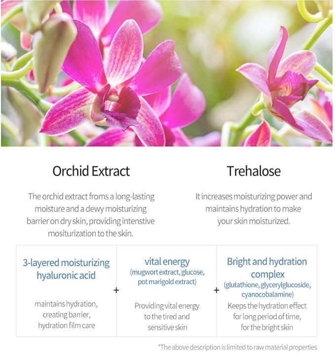 JMsolution Marine Luminous Pearl Deep Moisture 3 Step Skin Care Face Mask - Korean Skincare Facial Mask - boosting Brightening Moisturizing-10 Sheets for Dry Skin (Orchid)-FemmiqueWomen