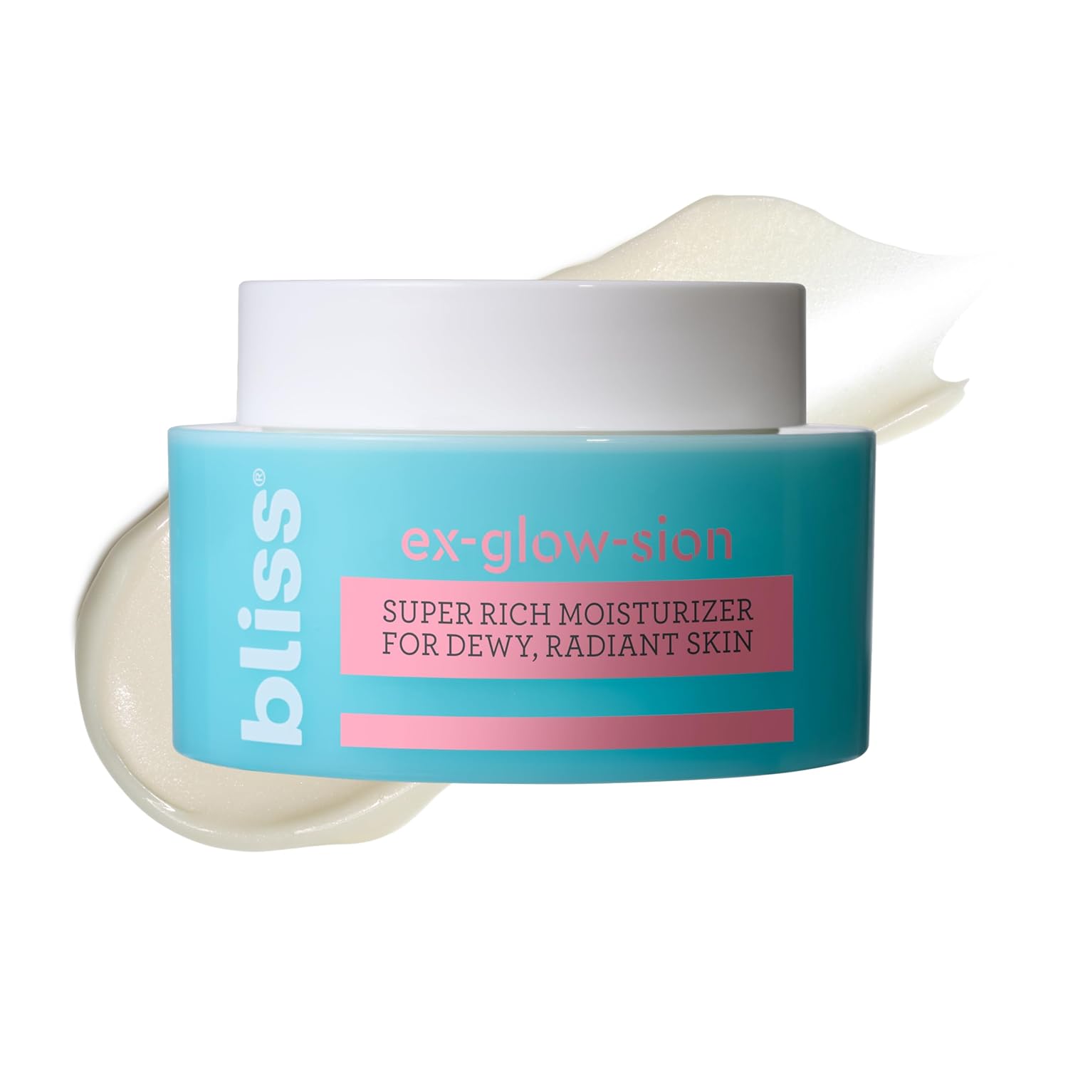 Bliss Ex-glow-sion Radiance-Boosting Moisturizer | With Vitamin C, Squalane & Deep Dew Complex | Plumps, Brightens & Softens Dry Skin | Clean, Vegan, 1.7 oz-FemmiqueWomen